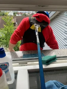 Detailaufnahme einer professionellen Reinigung